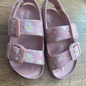Kidgets Pink Daisy Kids Sandals